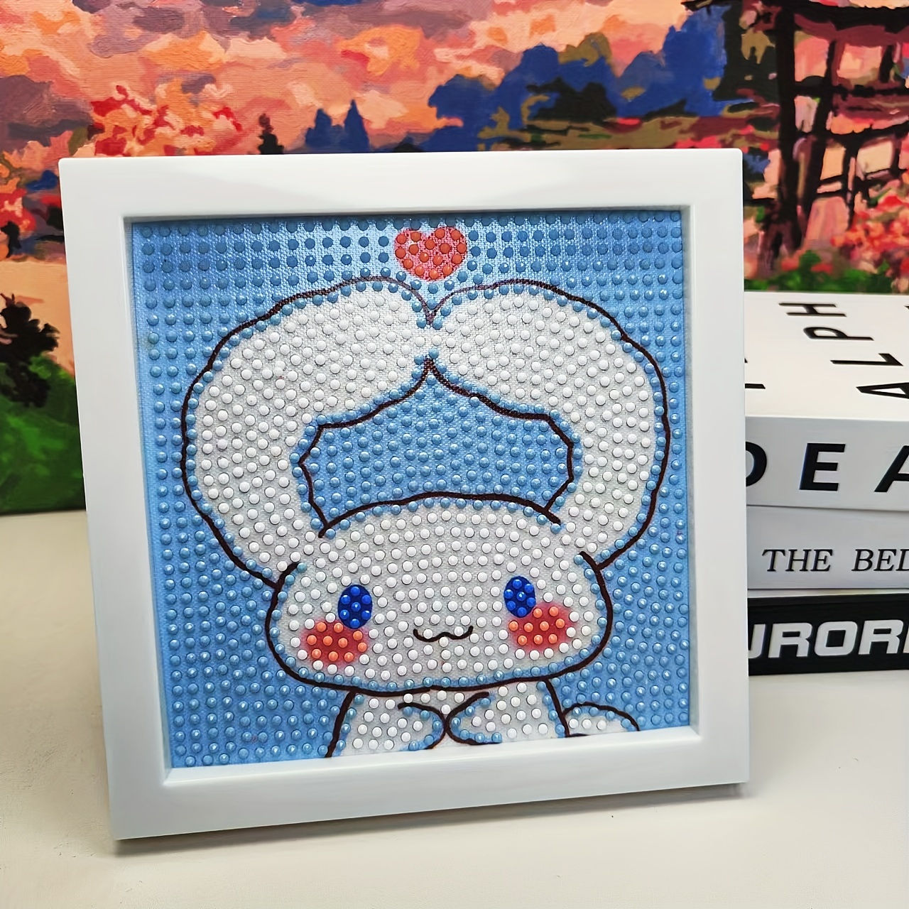 Hello Kitty Diamond Painting Kits With Frame 5d Diy - Temu United