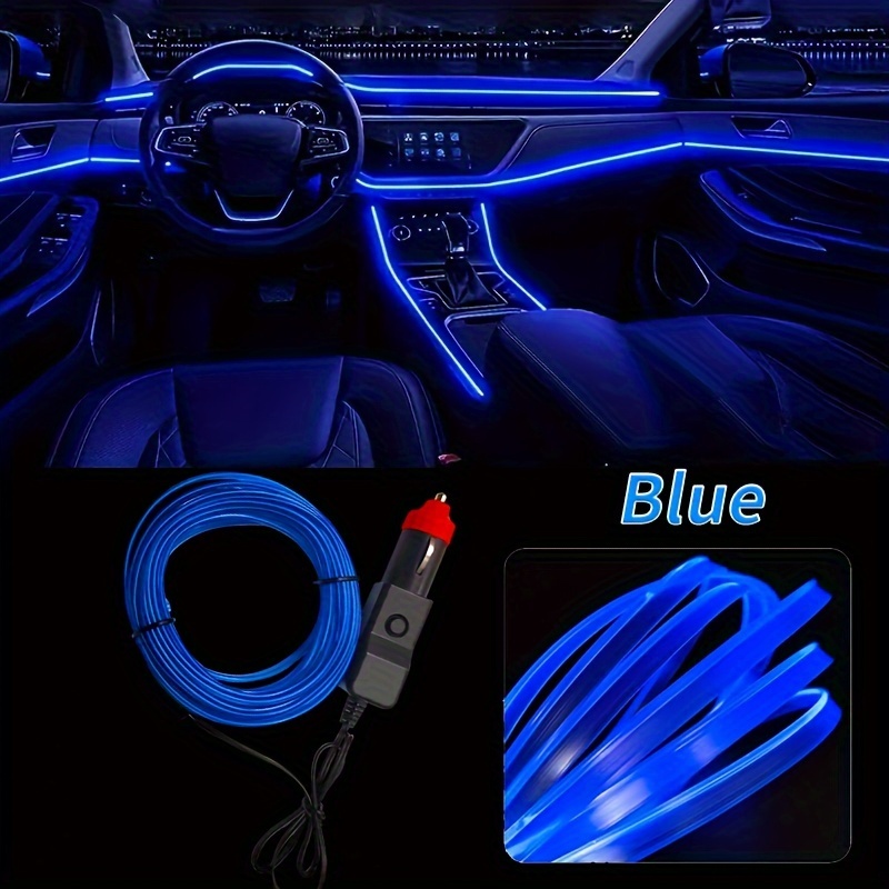 Car Ambient Lamp Led Neon Cold Light Auto Interior Mouldings - Temu