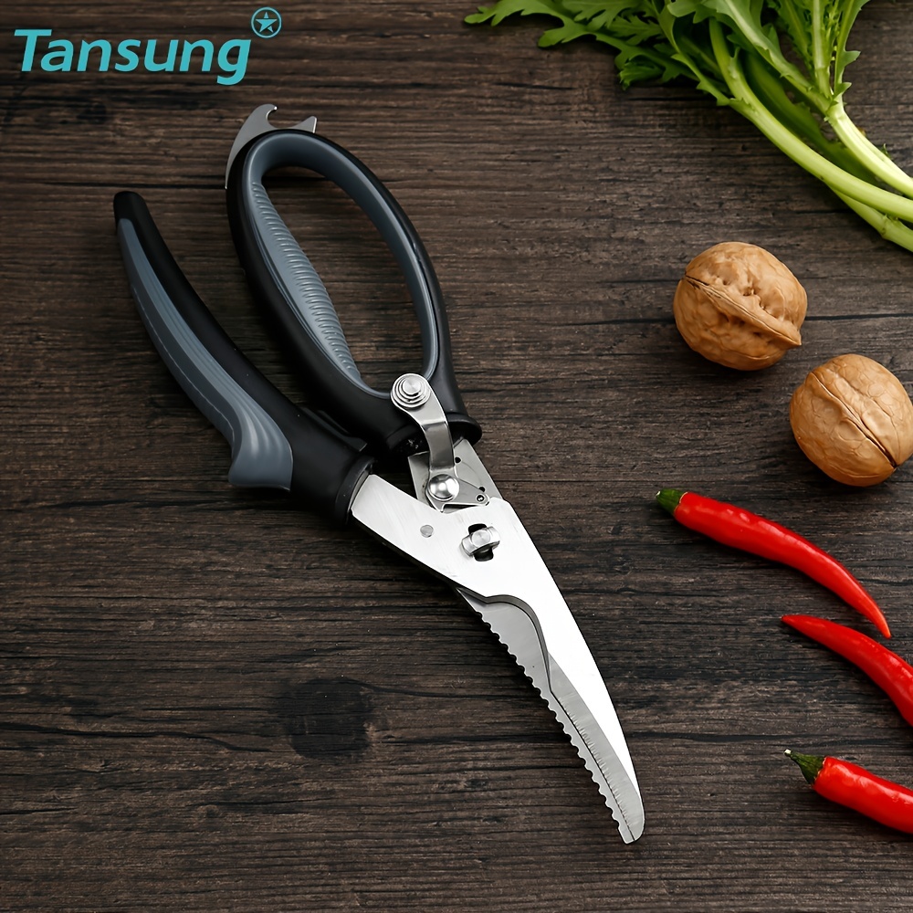  TANSUNG Poultry Shears, Come-apart Kitchen Scissors, Anti-rust  Heavy Duty Kitchen Shears with Soft Grip Handles : Home & Kitchen