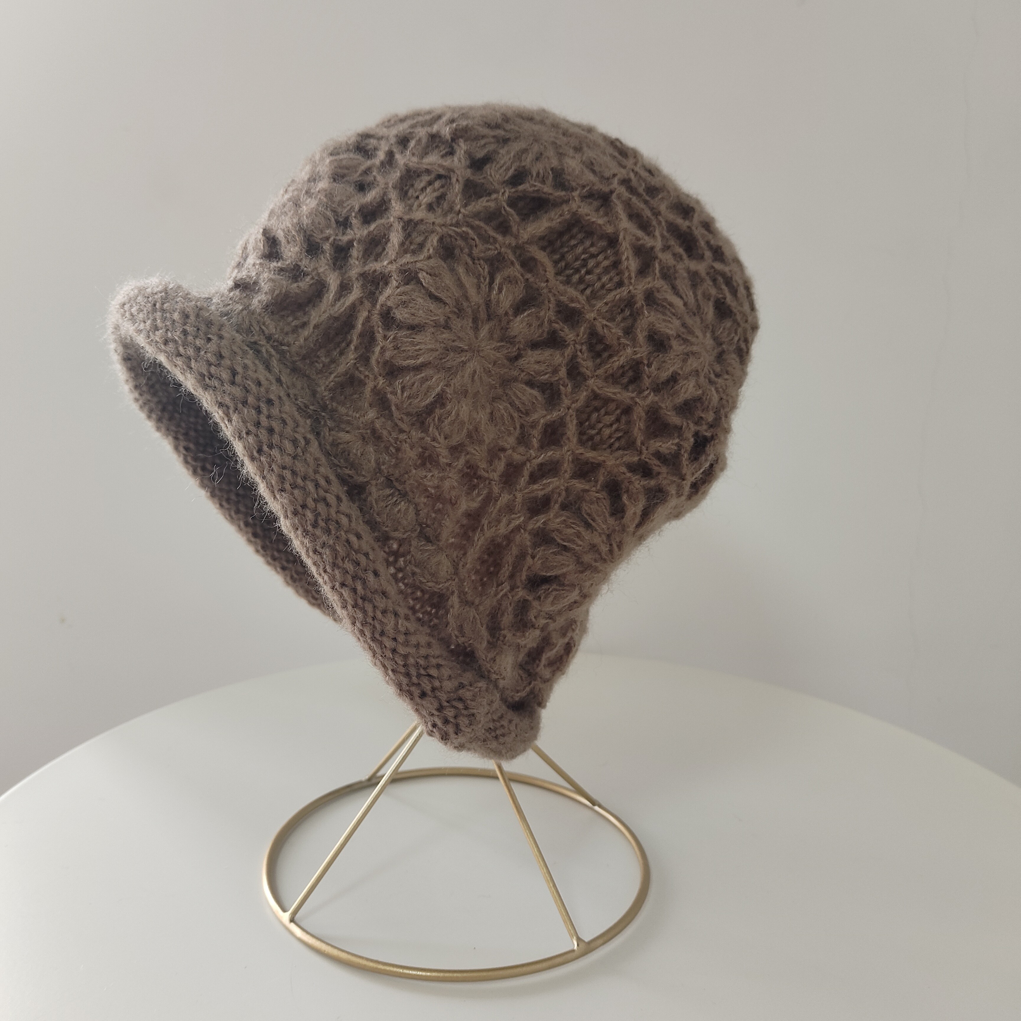 Chunky Beanie Oversized Hat Beanie Hat Handmade Wool Hat for Women Beige  Knitted Hat Women Hat Winter Thick Hat Giant Hat -  Canada