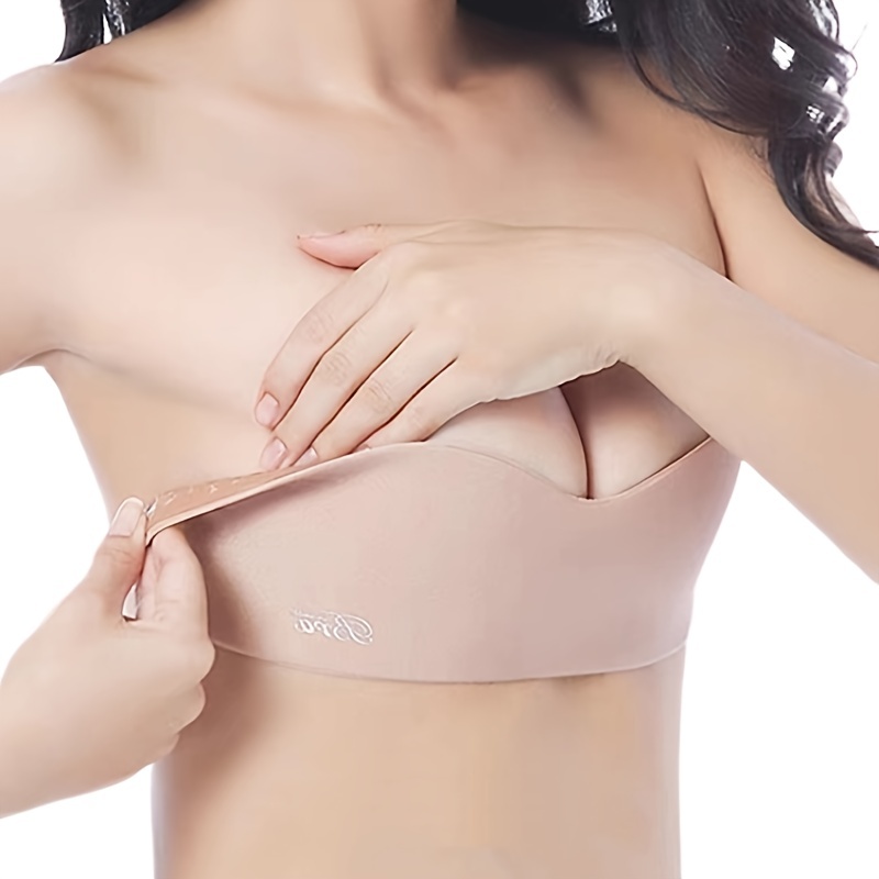 Seamless Silicone Nipple Covers Strapless Invisible Self - Temu