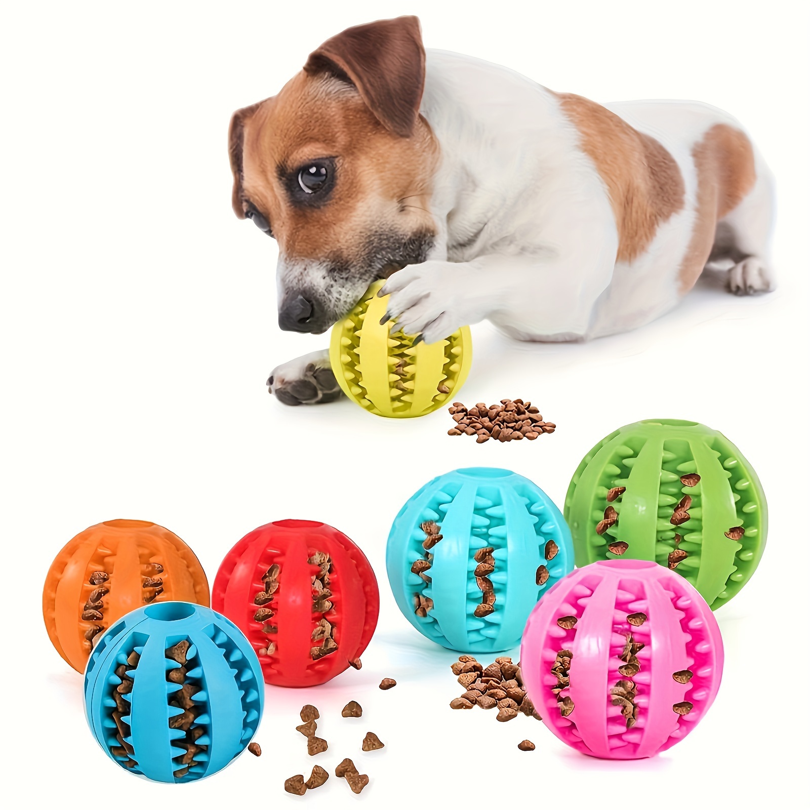 

Interactive Watermelon-shaped Dog Toy - Durable Plastic, Geometric Pattern, Ideal For All Breeds - No Batteries Required