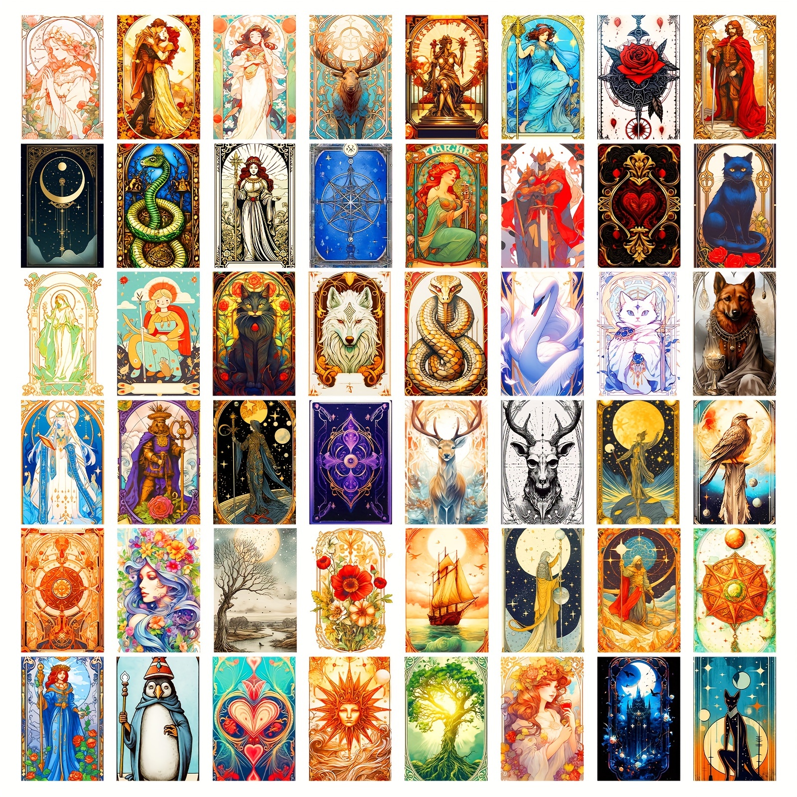 Anime Tarot - Libro de Colorear y Cuaderno: Todas las 78 cartas del mazo de  Tarot descritas para principiantes (Spanish Edition)