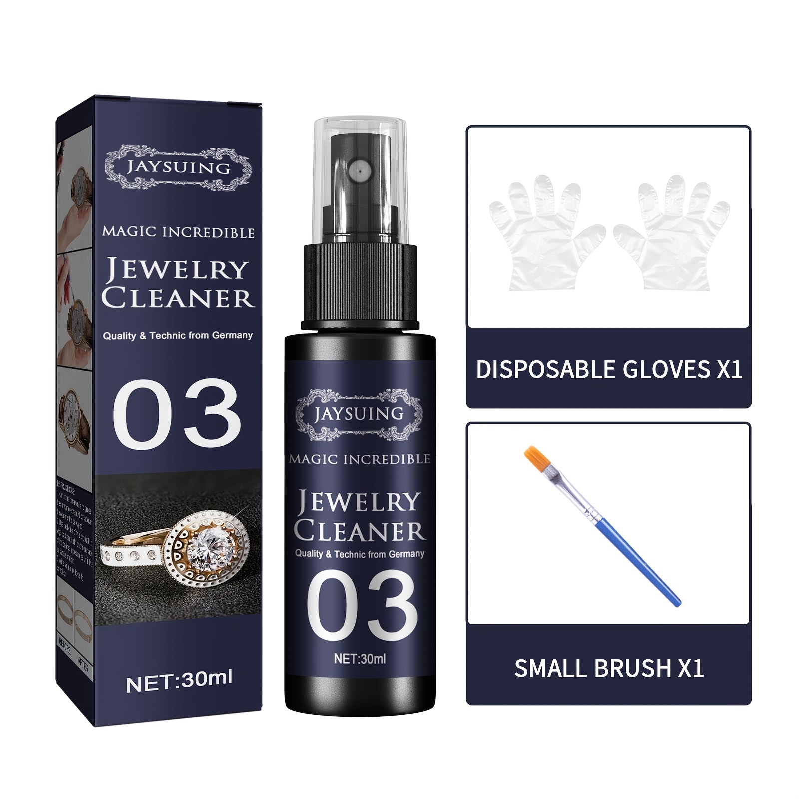 Jewelry Cleaner for Watch and Diamond Ring Maintenance