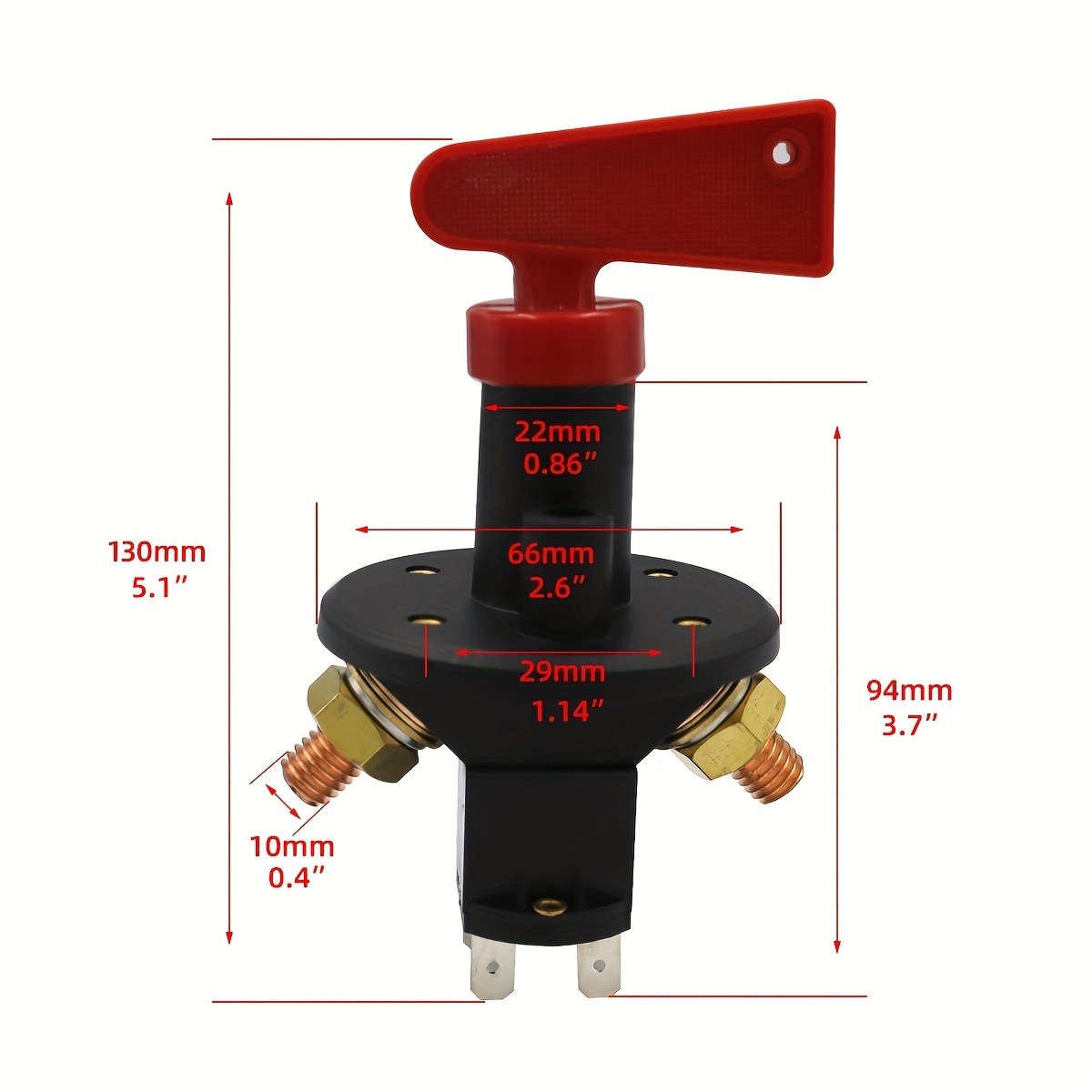 50a 100a 200a 300a Interruptor Batería Coche Desconectador - Temu