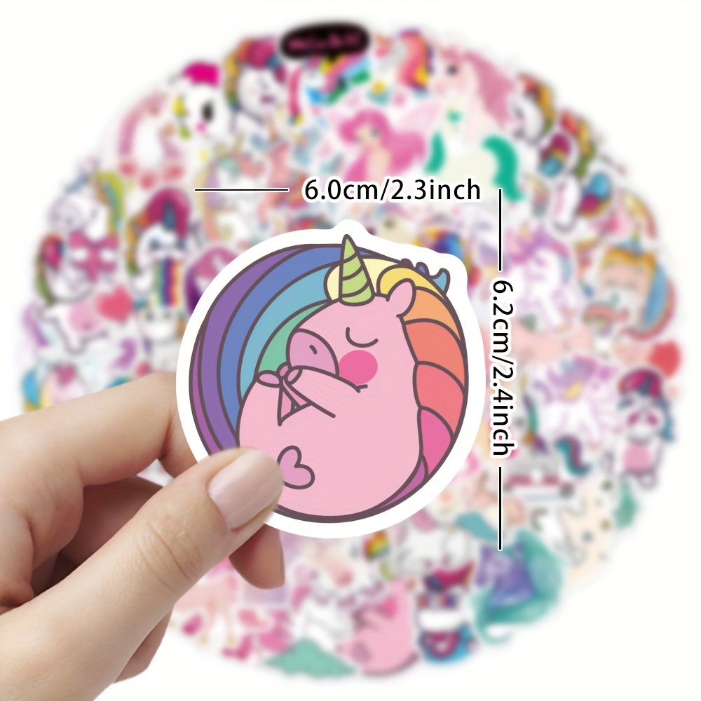 Unicorn Stickers Waterproof Vinyl Stickers For Water Bottles - Temu