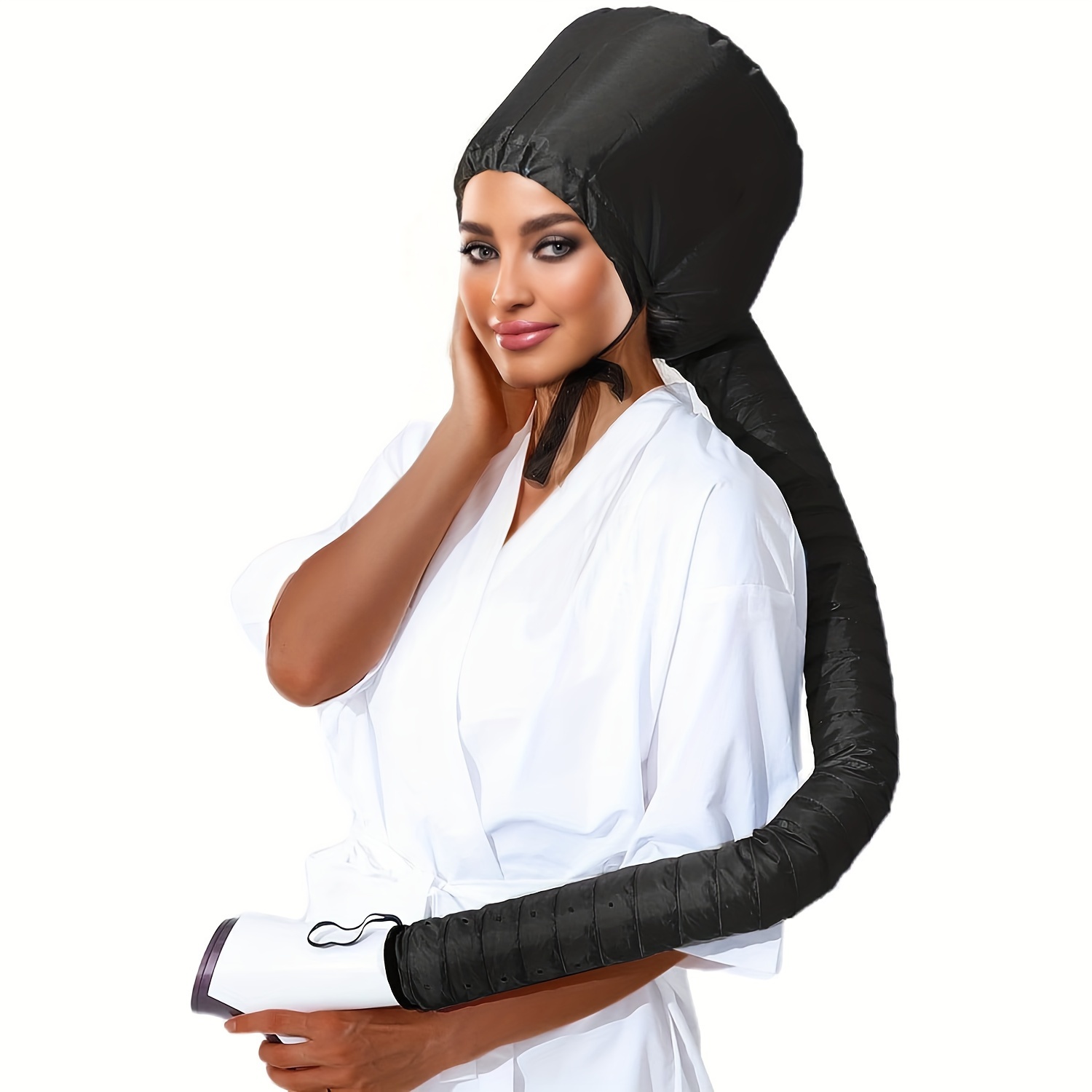 

Bonnet Hood Hair Dryer Attachment - Hair Dryer Bonnet With Elastic Strap, Used For Hair Styling, Deep Conditioning And Hair Drying