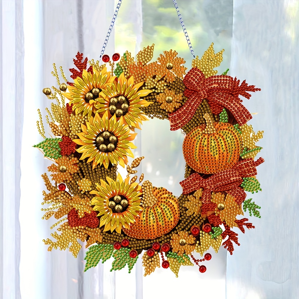 Diamond Painting Hanging Flower Sunflower 3d Three - Temu