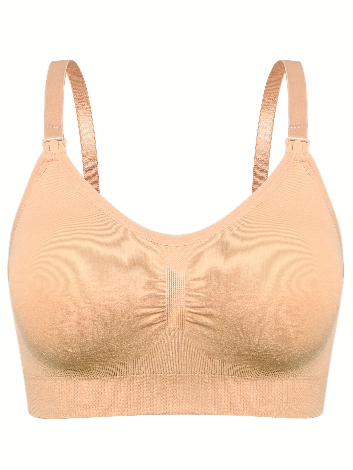 Lataly Womens Seamless Nursing Bra Sleeping Maternity Bralette for  Breastfeeding, White Pink Beige, Large : : Clothing, Shoes &  Accessories