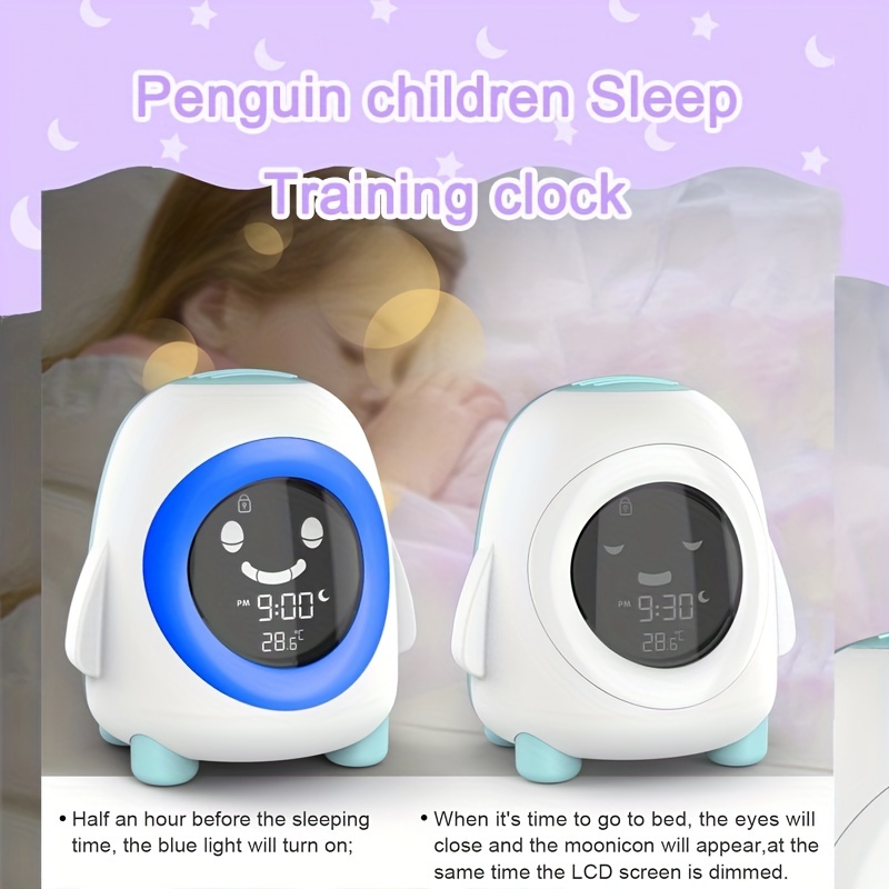HZDHCLH Reloj despertador infantil para niñas, pequeño reloj despertador de  noche para dormitorio, lindo reloj despertador de tiempo de aprendizaje