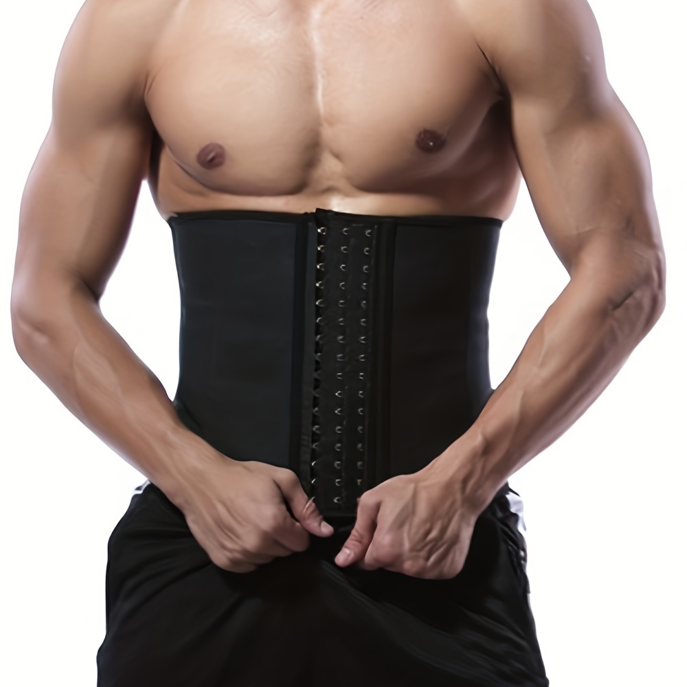 Men's Waist Trainer Sports Sweat Tummy Control Belt - Temu