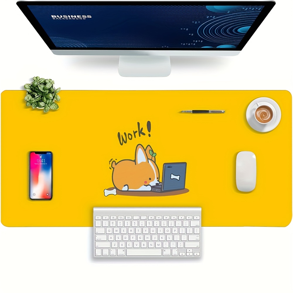 Tapis de souris de jeu grande souris tapis mignon ordinateur portable rose  lait tapis de bureau 80x30cm Kawaii ordinateur Gamer clavier tapis de  souris tapis de souris pour PC