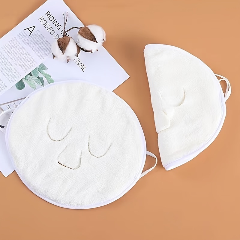 Hot Compress Face Towel Masks Reusable Facial Steamer Towel - Temu