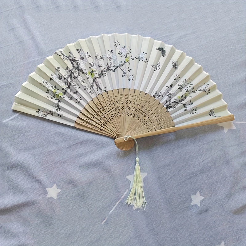 Beautiful Hand Fans For Men Folding Fan With Imitation - Temu