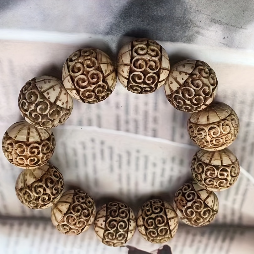 Silk Wood Healing Chakra Bracelet, Unisex Style