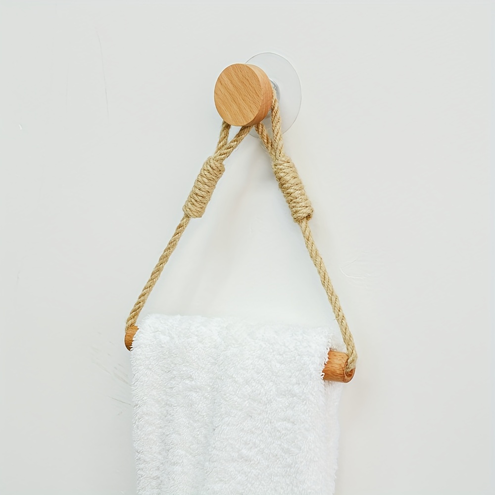 

1pc Hanging Toilet Paper Towel Holder, Toilet Roll Paper Holder, Decorative Bathroom Tissue Dispenser Container, Bathroom Hanging Towel Holder, Bathroom Accessories