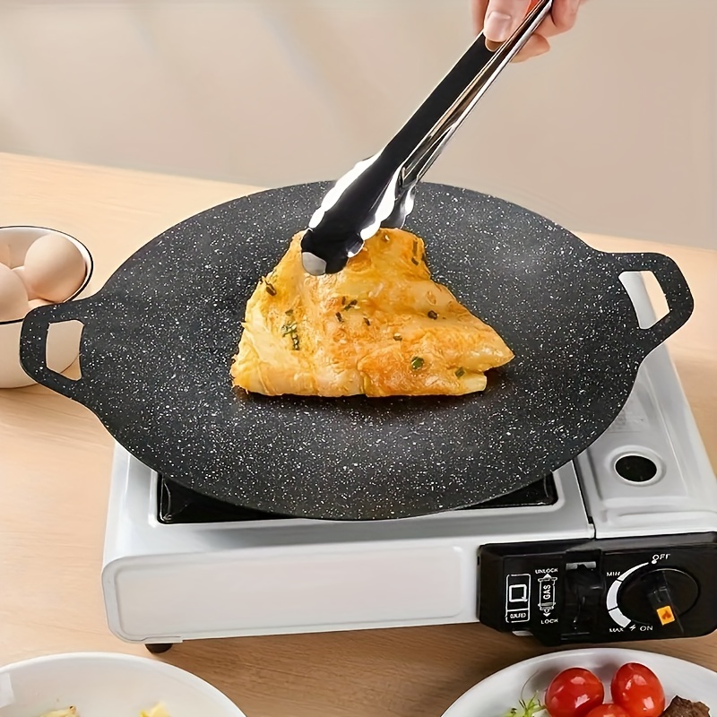 Stovetop Grill Pan Korean Bbq Grill Pan Non-stick Round Frying Pan Bbq  Electric Stove Grill Pan Bbq Plate Indoor Outdoor Camping Bbq Cooking Baking  Food Non-stick Grill Pan - Temu Italy