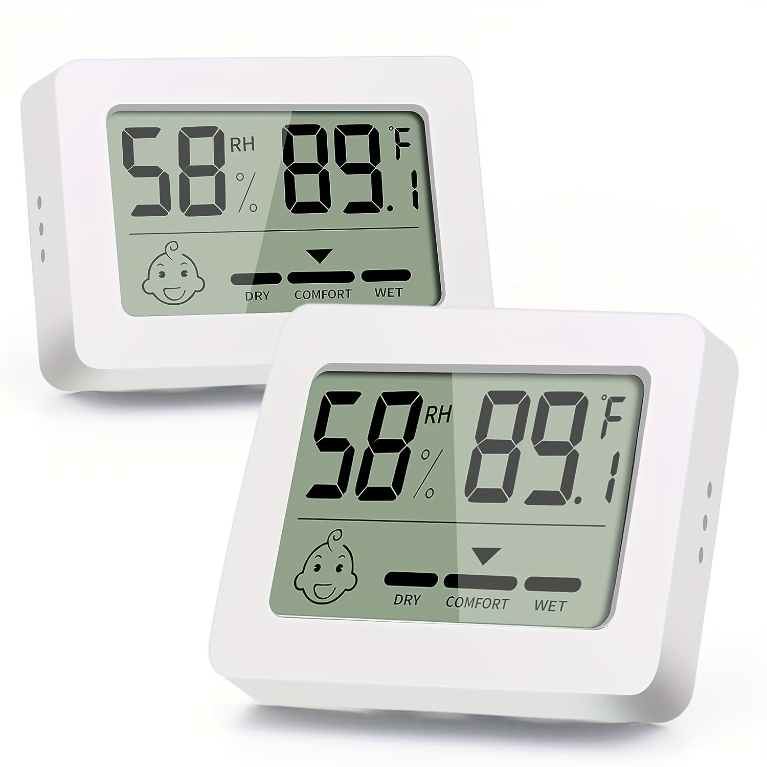 1 Stück Mini-rundtemperatur- Und Hygrometer, Elektronisches Thermometer Für  Babyzimmer, Thermometer Und Wetterinstrumente, 90 Tage Käuferschutz