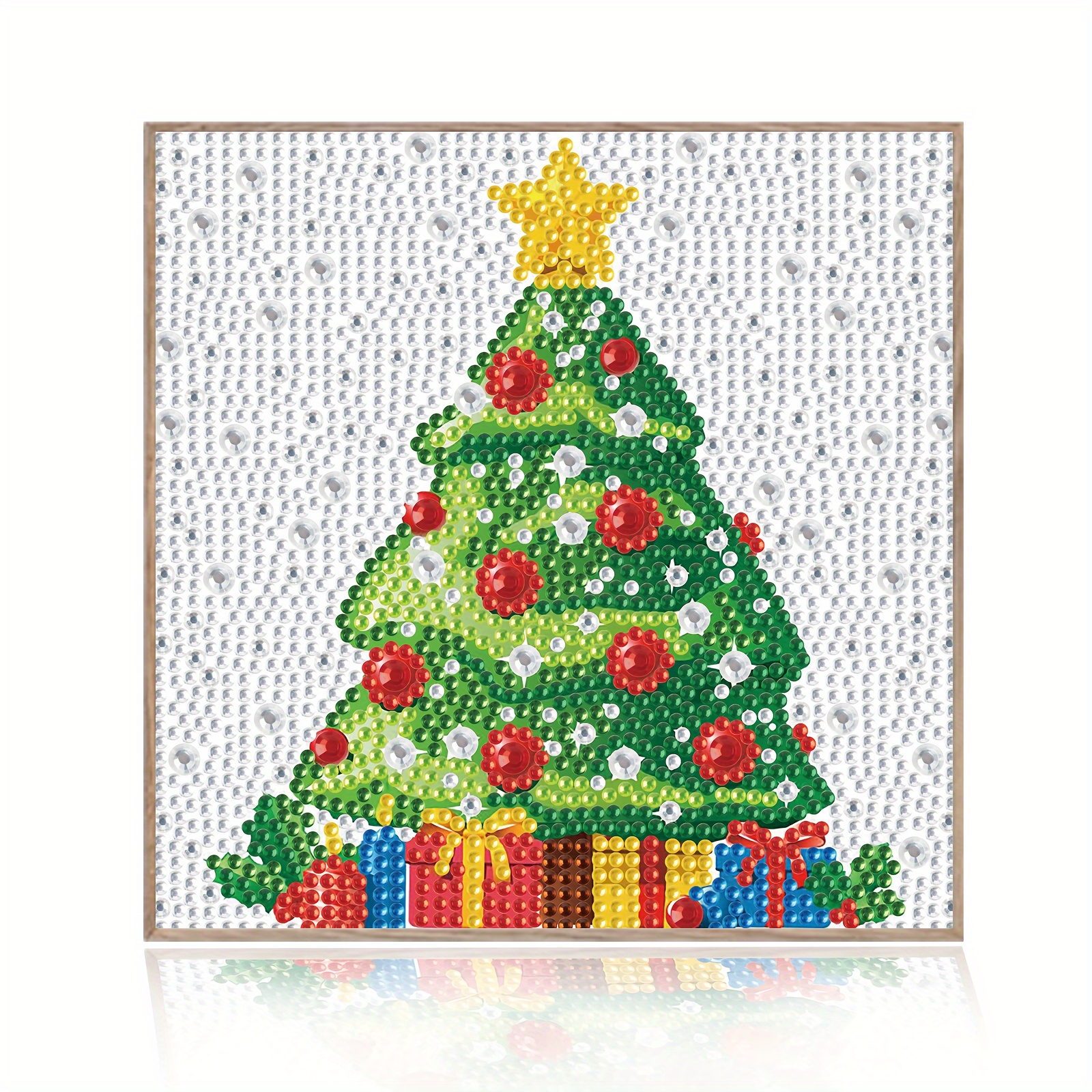 Christmas Diamond Painting Kits, 5d Christmas Tree Elk Full Round