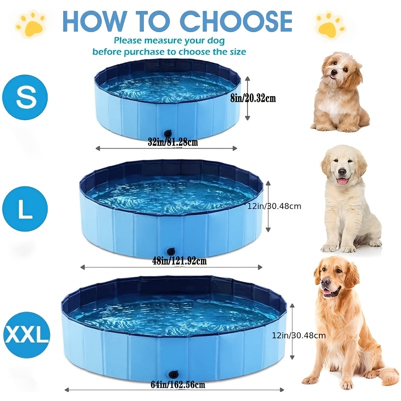 Foldable Pet Spray Pad Dog Bath Pool Thickened - Temu