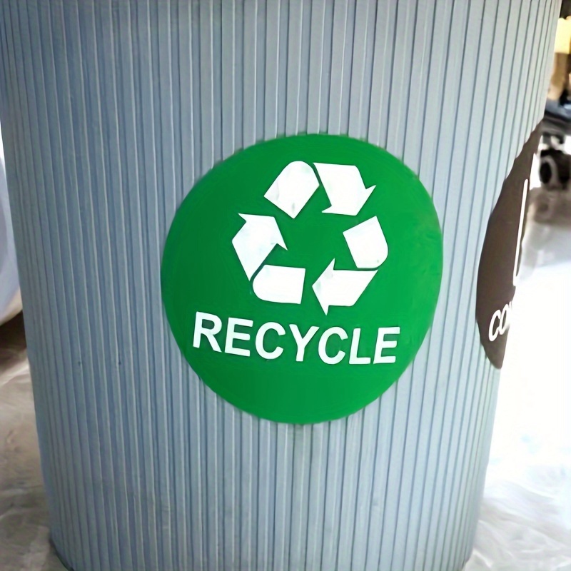 6 Stück Mülltonnenetiketten Mülltrennungsschilder Recycling - Temu Germany