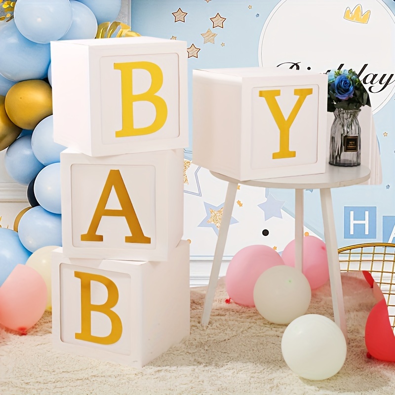 Baby shower blocks for 2024 sale