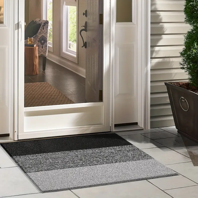1pc Door Mat For Indoor Outdoor, Durable Front Door Mat Low Profile  Entryway Rug For Entry, Patio, Garage, High Traffic Areas