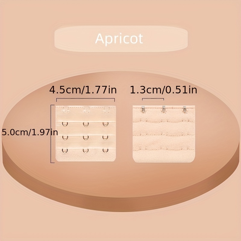 5pcs Adjustable Elastic Bra Extenders for Women's Lingerie