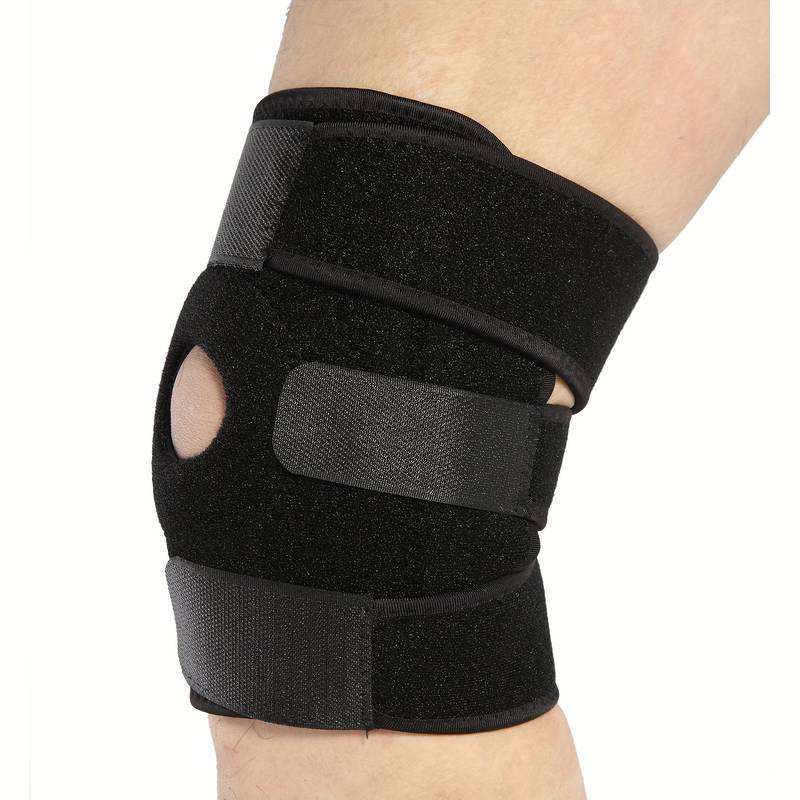 1pc knee support brace for sports patella bandage strap injury prevention fits up to 70kg comfortable and breathable knee protector kneepad details 0