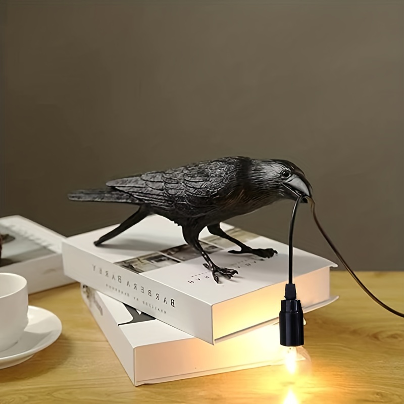 Black deals crow lamp