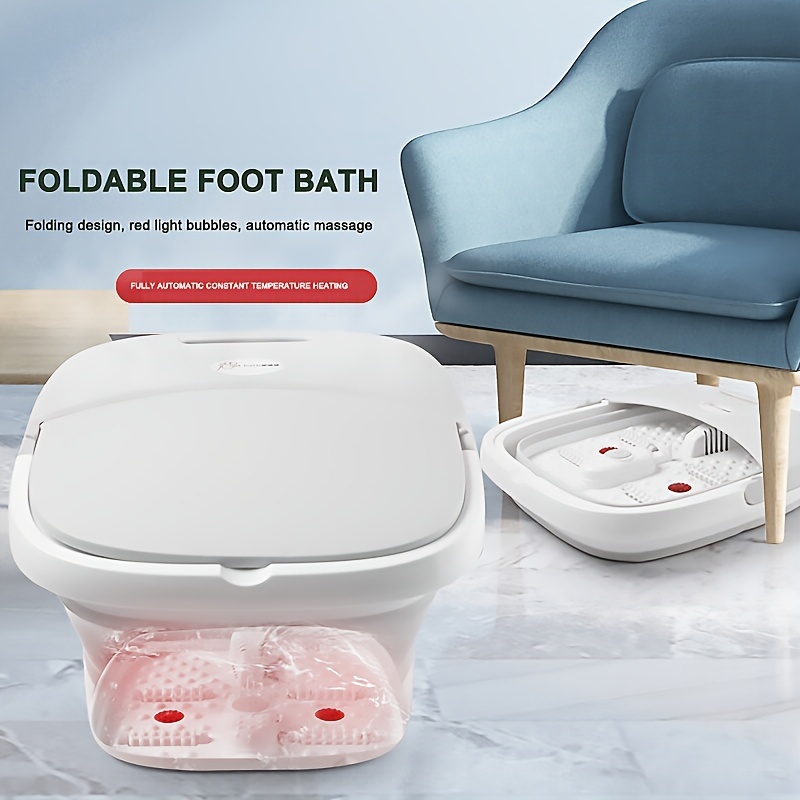 Foot Spa Massager Foot Bath Soak Tub with Heat Bubble Massage