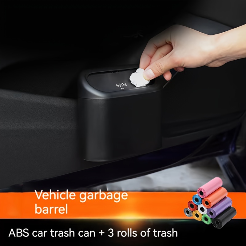 Car Trash Car Storage Box Car Mini Trash Bin Multifunctional - Temu