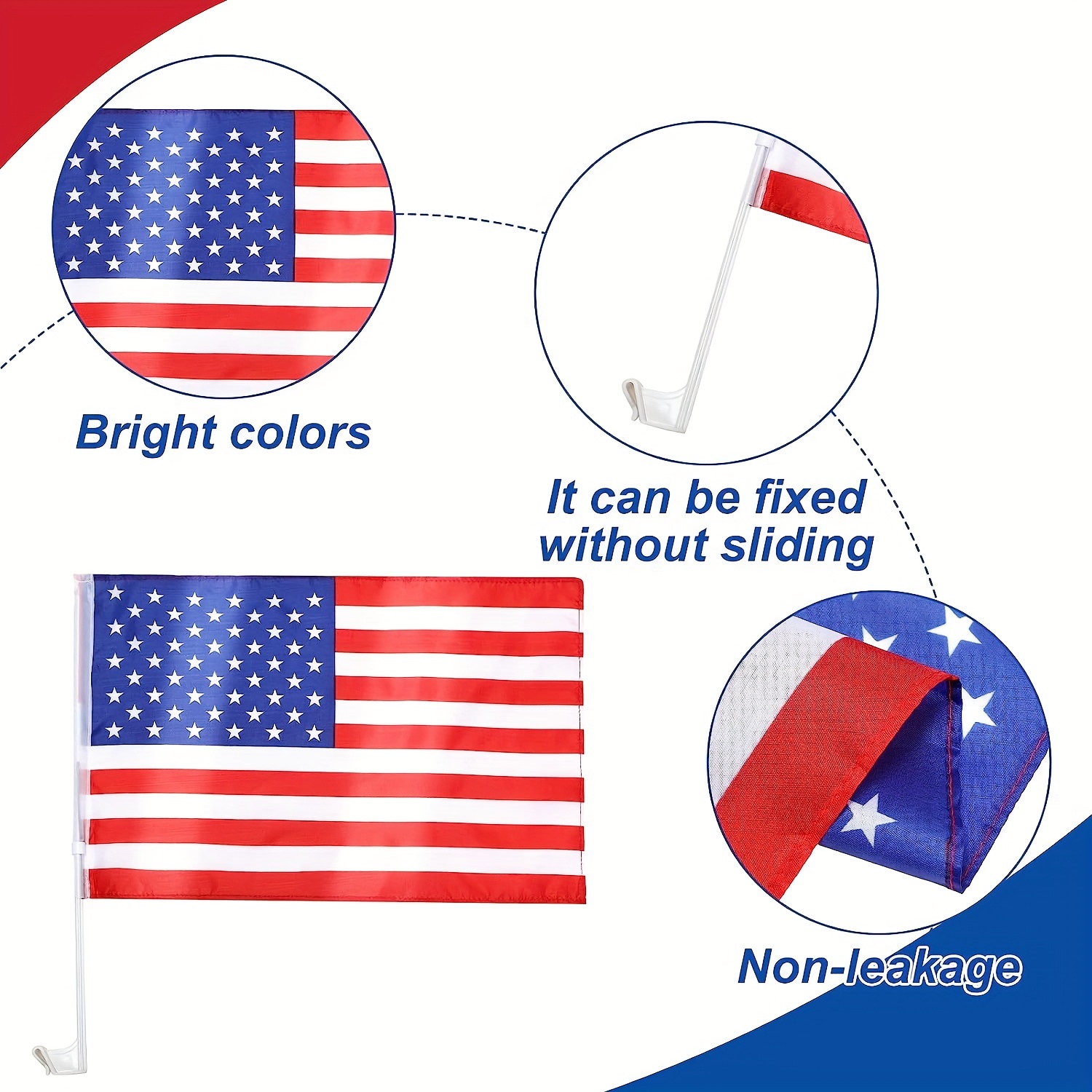 181 DRAPEAU CAMION USA 90X150 AVEC OEILLET DE FIXATION