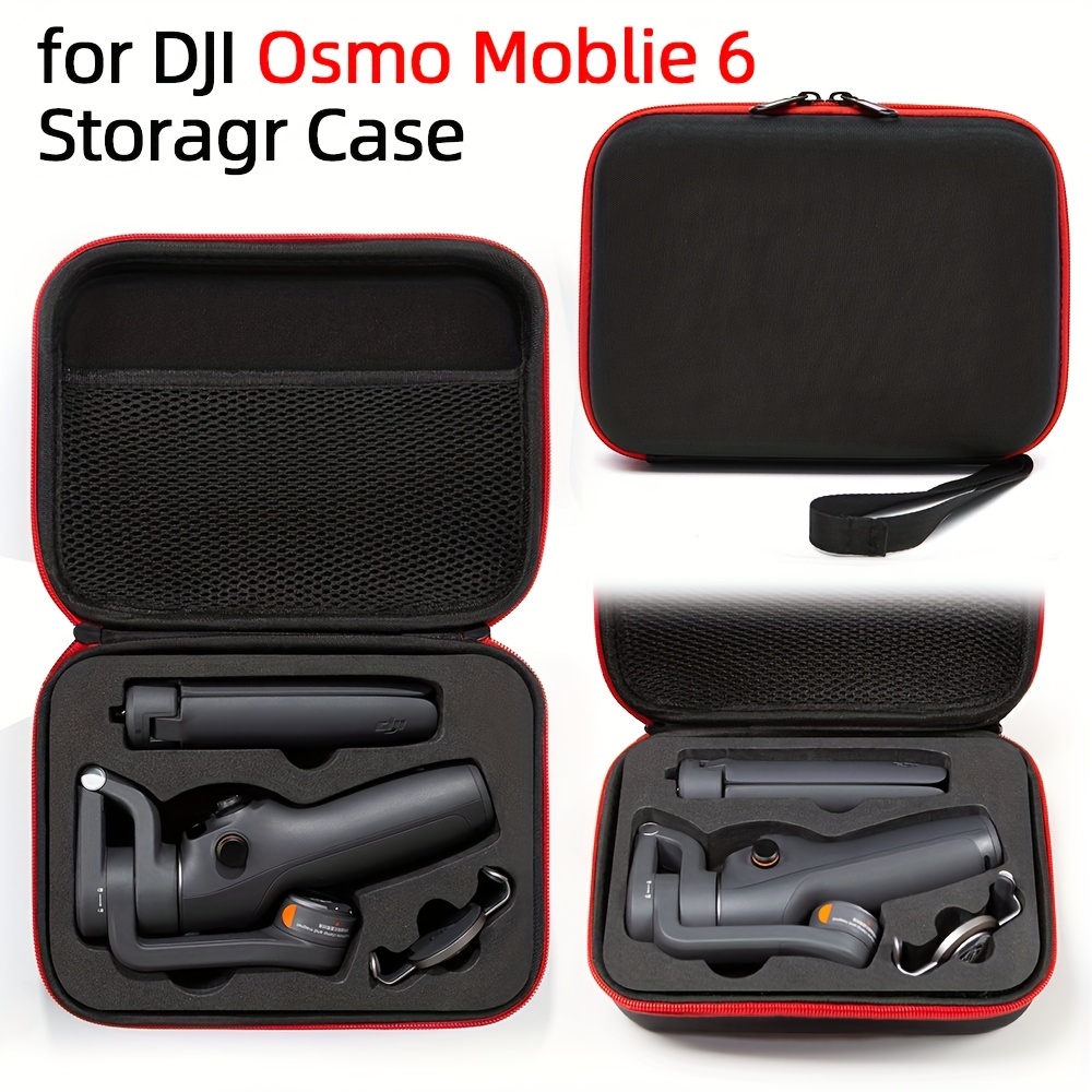 

For Dji Osmo 6 Portable Case Hand Bag Osmo 6 Handheld Tripod Magnetic Clip Storage Bag For Dji Osmo Mobile 6 Accessories weignt:225g size:21-16-6cm/8.27-6.3-2.36in