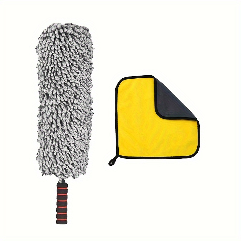 Car Cleaning Duster Car Wash Dust Wax Mop Car Washing Brush with Handle and  Grip(Multicolor) at Rs 180/piece, Car Brush Bristle in Ghaziabad