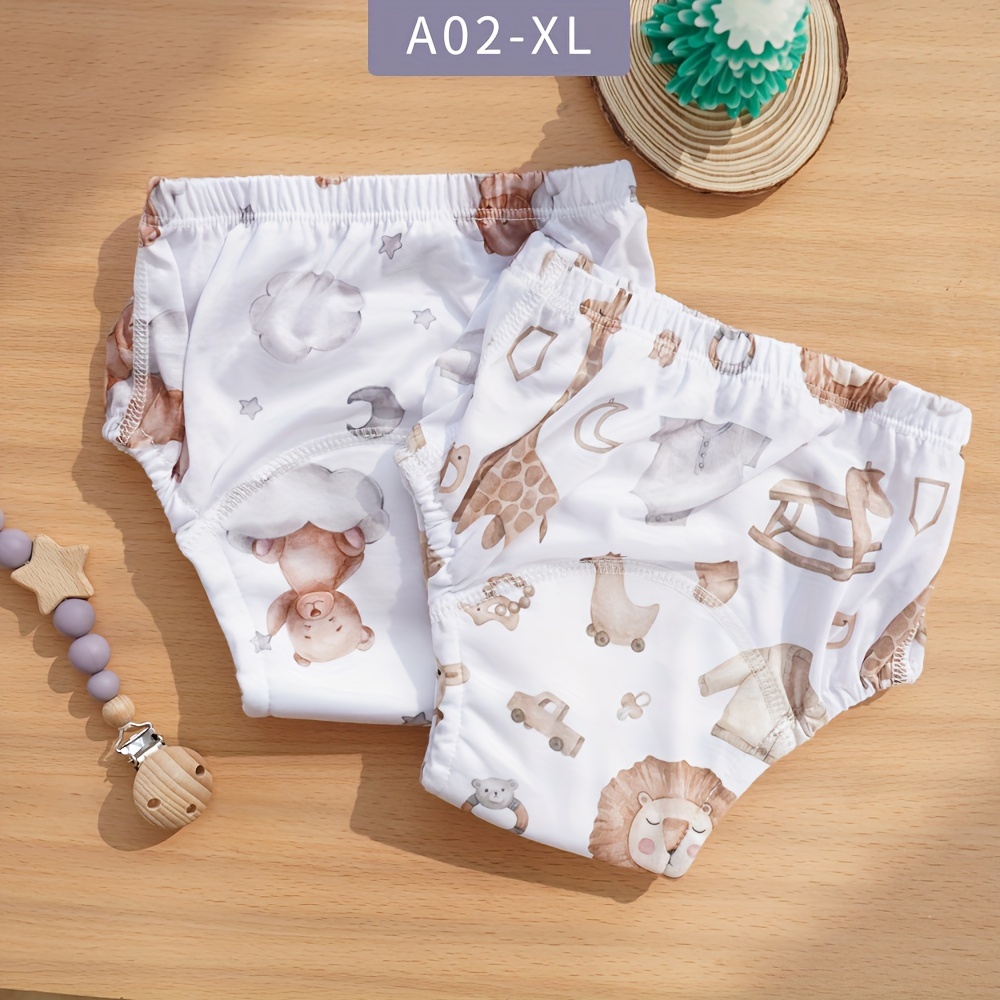 Reusable Washable Potty Underwear Cute Print Soft Training - Temu