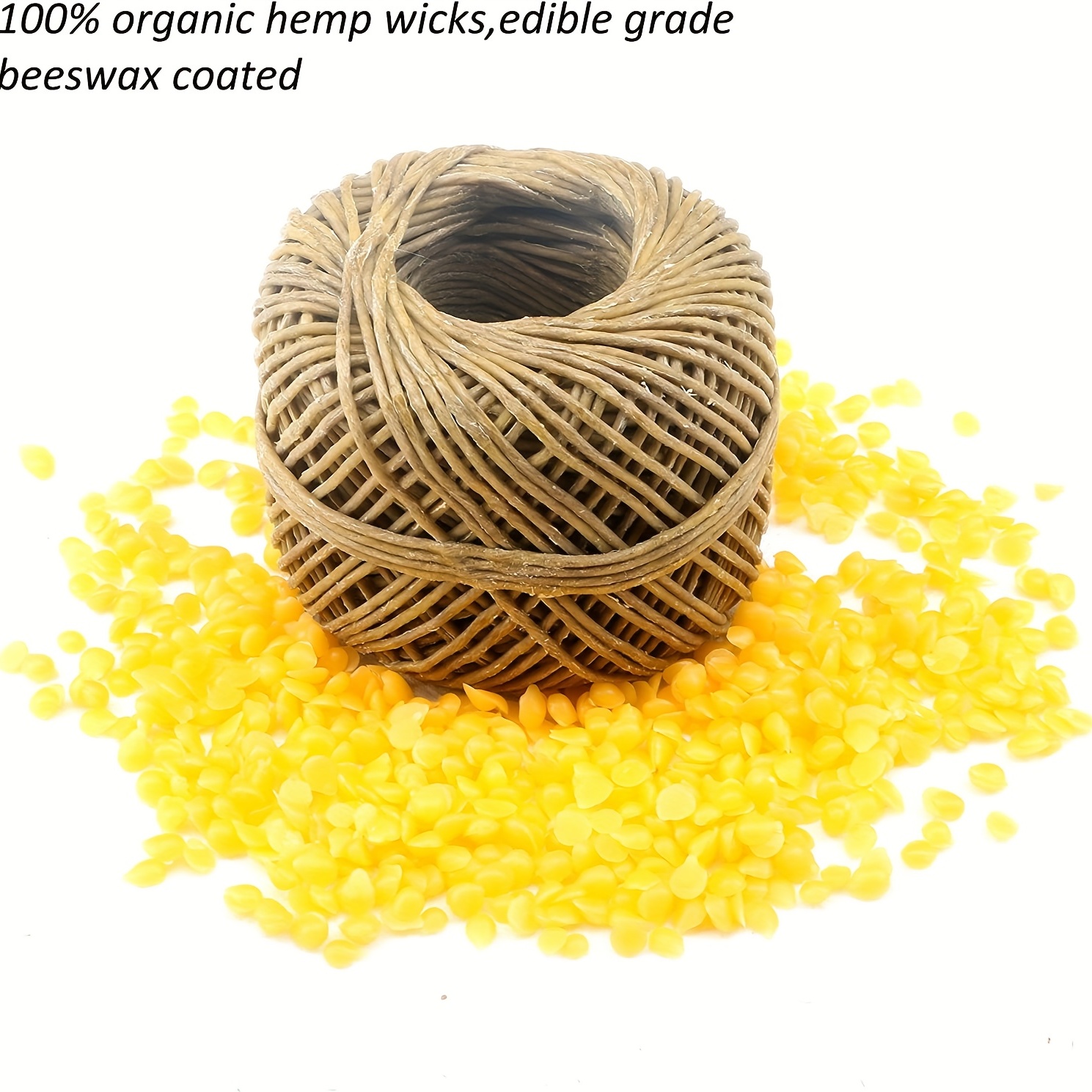Hemp Wick With Good Beeswax Coating, Standard Size, Chemical And Butane  Free, For Candle Making And Hemp Wick Lighter, Candle Accessories, Candle  Making Tools - Temu Ireland