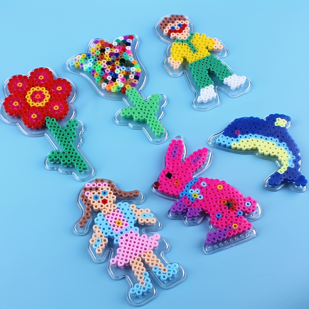 Fuse Beads Perler Bead Board Pegboards Kit Pegboard Plastic Diy Water Kids  Craft Boards Cartoon Animal