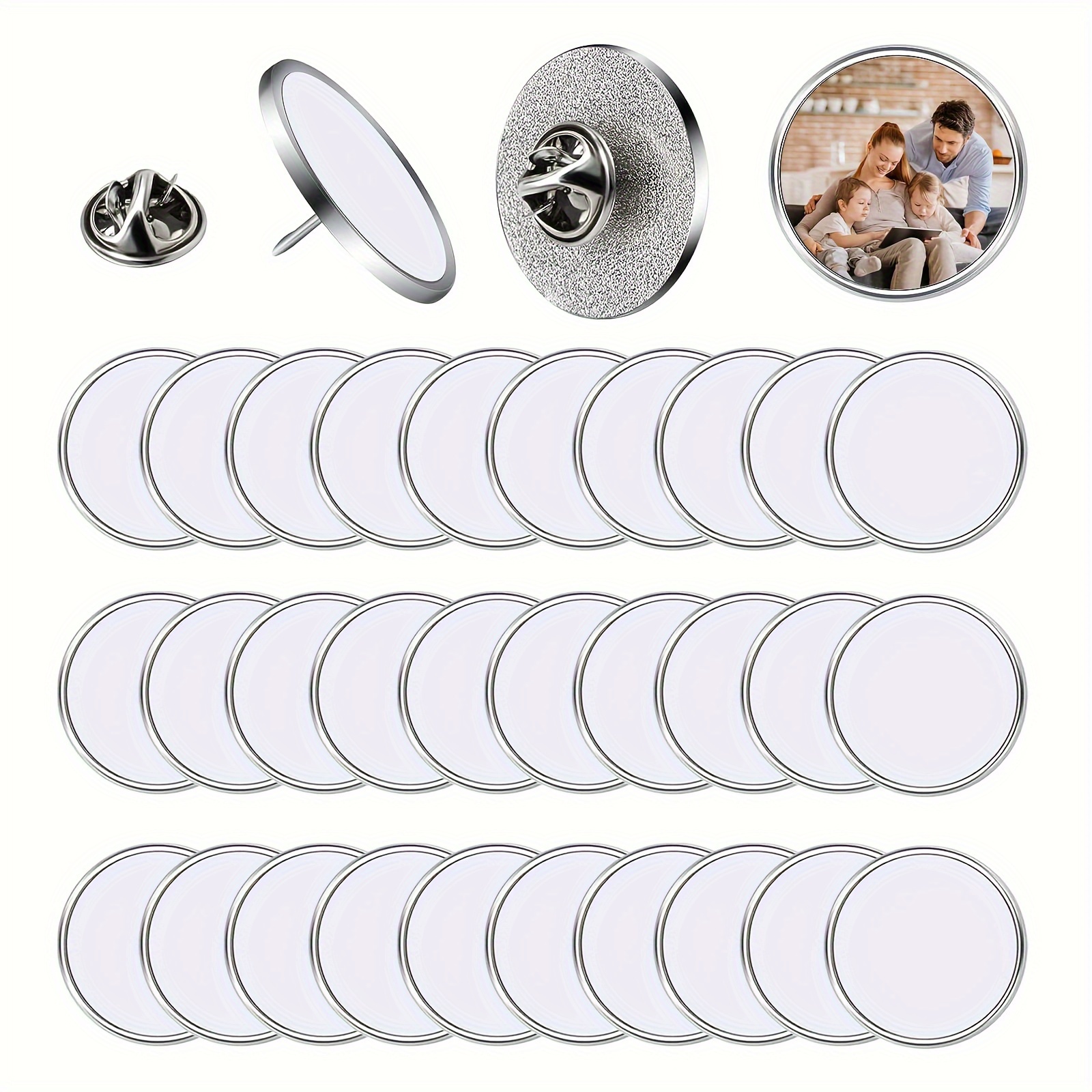 Sublimation Blank Pins DIY Button Badge Sublimation  