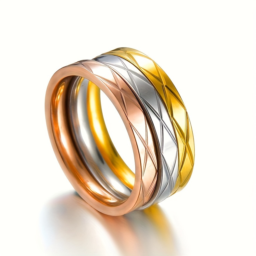 Anillo best sale tres colores