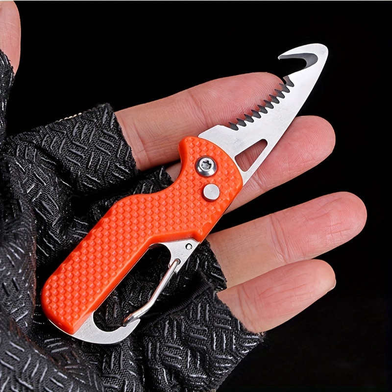YOWOLF Schlüsselmesser 2PCS,Klappmesser Schlüsselanhänger Schlüssel Kleines  Taschenmesser Brieföffner in Schlüsselform Paketmesser aus Edelstahl Key  Knife Schlüsselbund Messer für Outdoor : : Sport & Freizeit