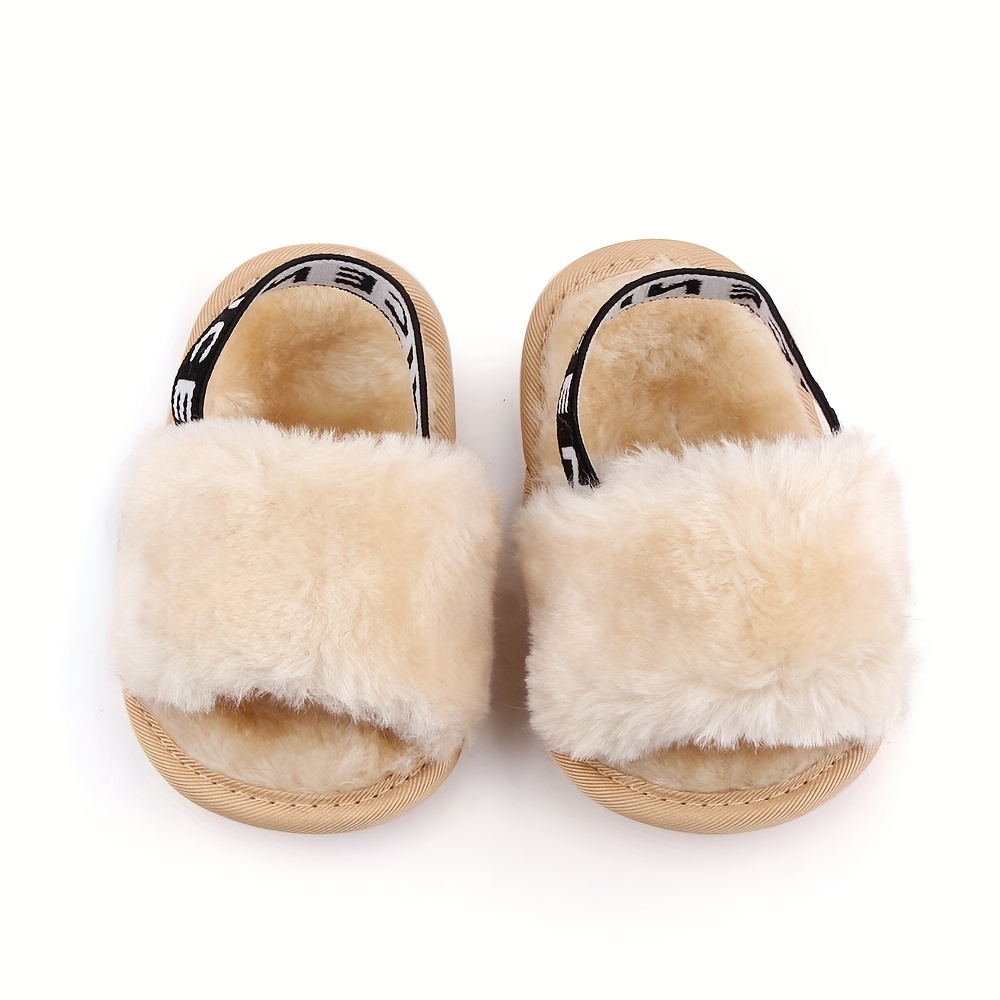 Baby best sale fur sandals