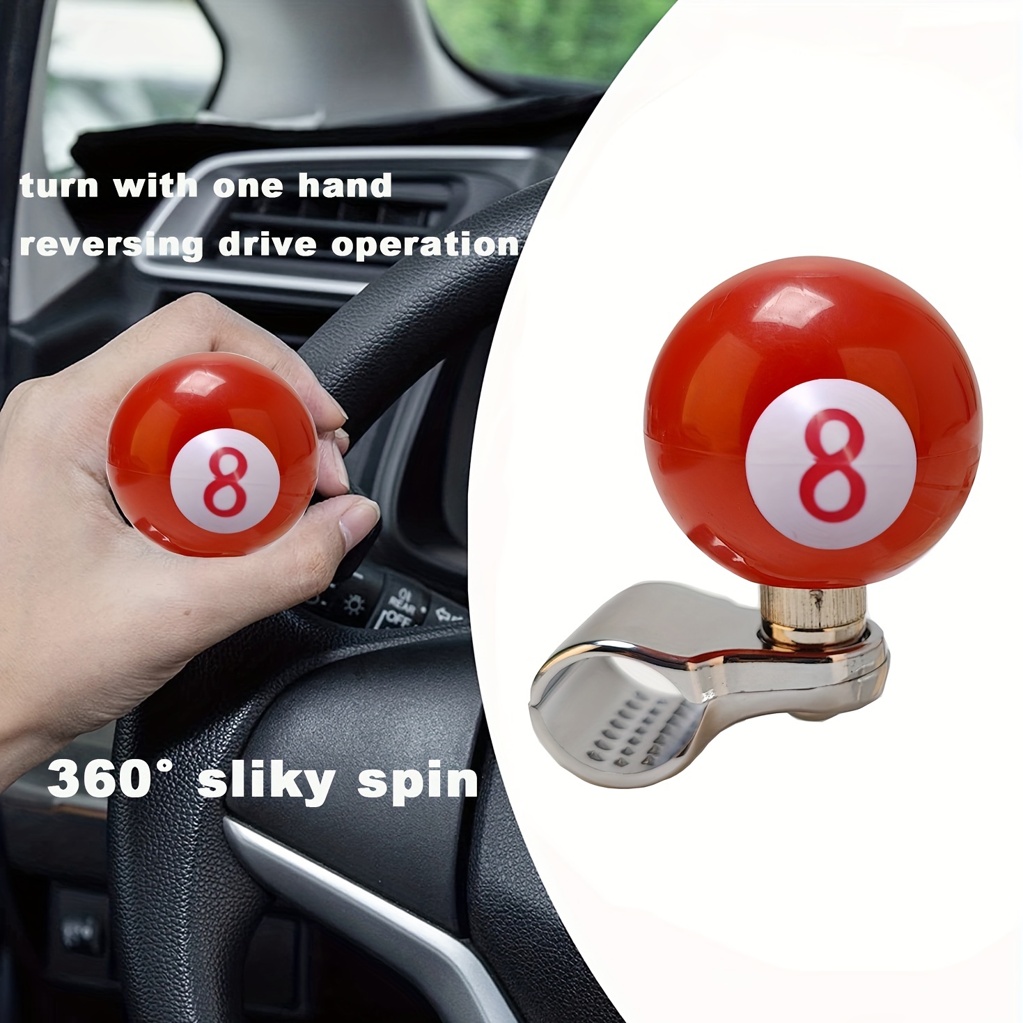 Auto Drehen Lenkrad Booster Spinner Knopf 360 Grad Rotation - Temu  Switzerland