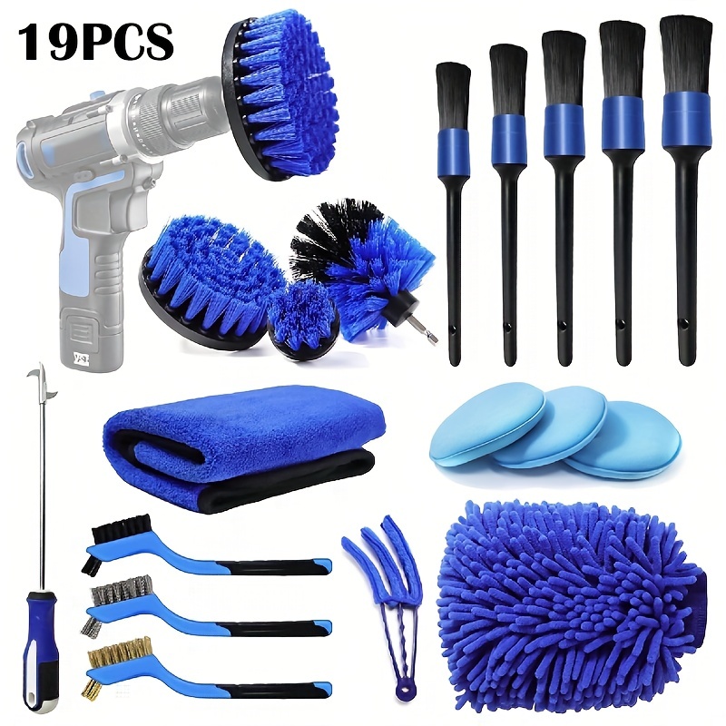 Electric Drill Brush Kit Multi purpose Cleaner Auto Tires - Temu