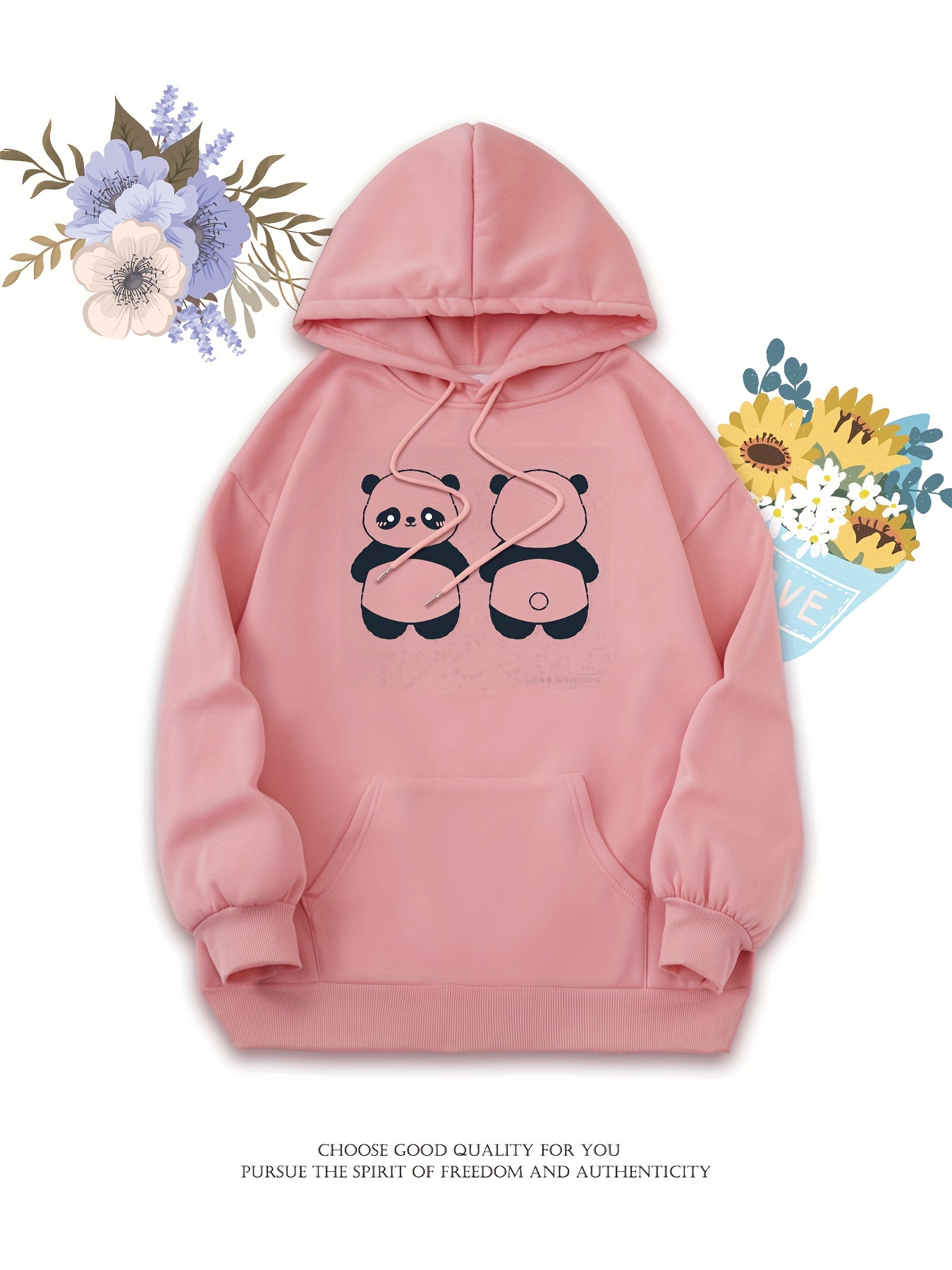 Sudadera de panda para mujer hot sale