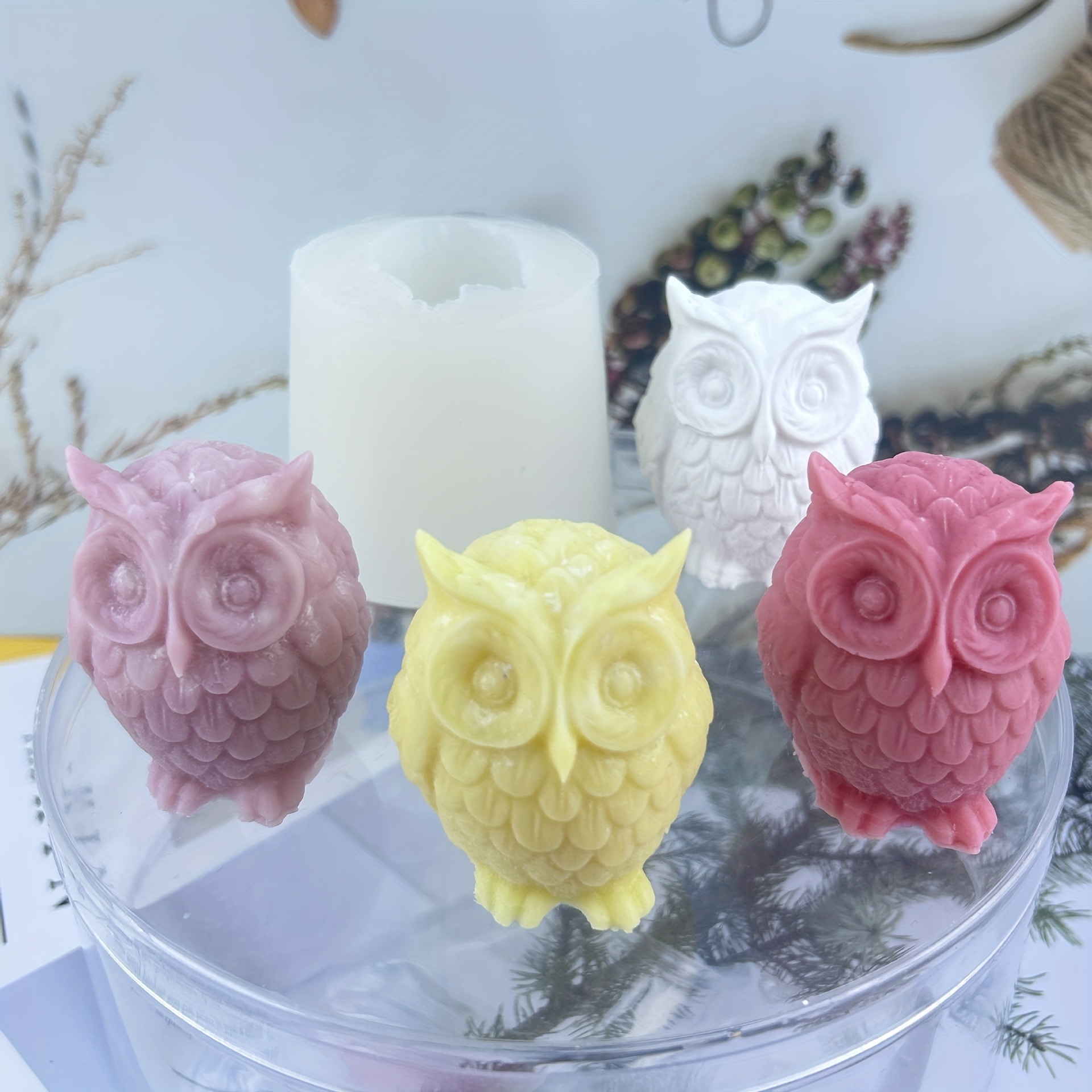 Silicone Molds Bird Candles, Silicone Soap Mold