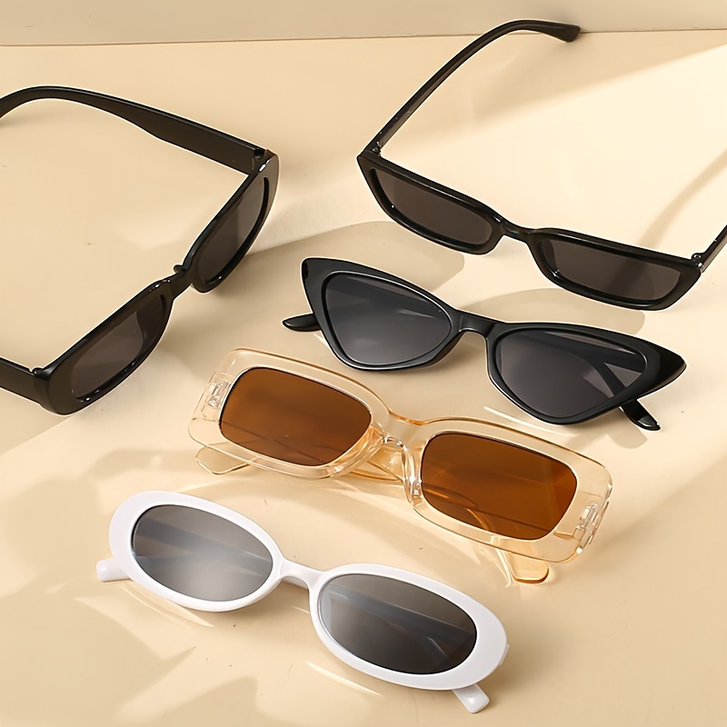 5 пар унисекс модных очков для пляжа, затеняющих, модных и легких, подходящих для ежедневного украшения, сочетающихся с деталями 5