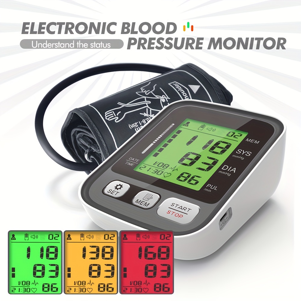 Automatic Wrist Blood Pressure Monitor BP Cuff Gauge Machine Tester Home  Test