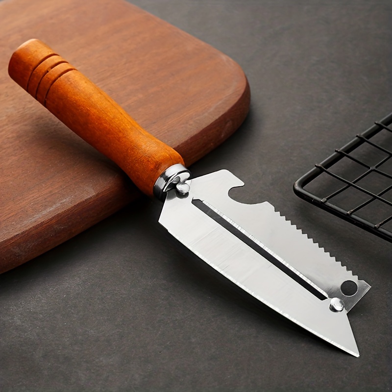 1pc Stainless Steel Peeler Knife For Easy Peeling & Multifunctional Fruits  And Vegetables Peeler Knife, Kitchen & Restaurant Fruit And Vegetable Tool