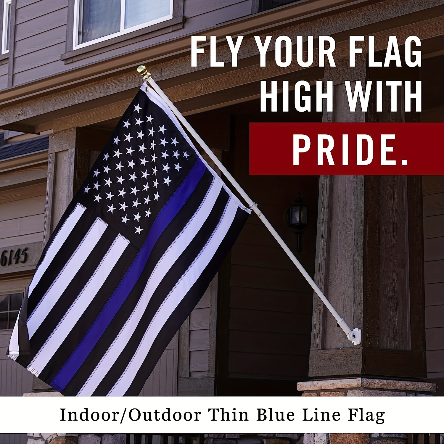 3X5 THIN BLUE LINE FLAGS